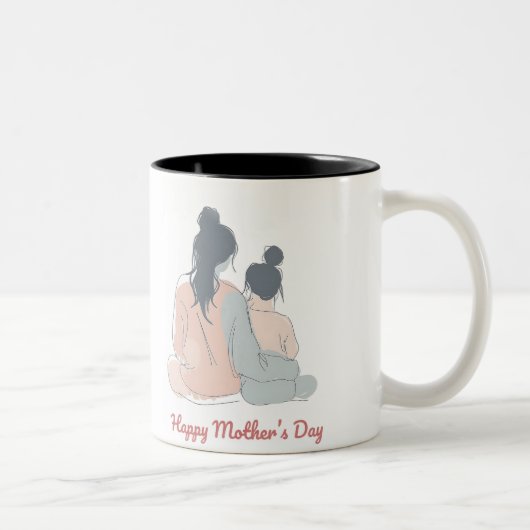 Happy Mother's Day ツートーンマグカップ (右)