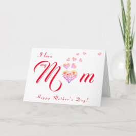 Happy Mothers Day/ハッピーバースデーグリーティングカード カード