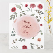 HAPPY MOTHER'S DAY(バラ)カード カード (黄色い花)