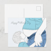 Happy Mother's Day ポストカード (正面/裏面)