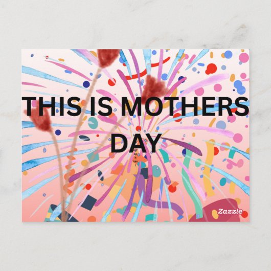 HAPPY MOTHERS DAY  ポストカード (裏面)