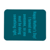 Happy Mothers Day マグネット (横)