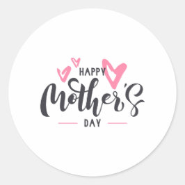 Happy Mother's Day ラウンドシール