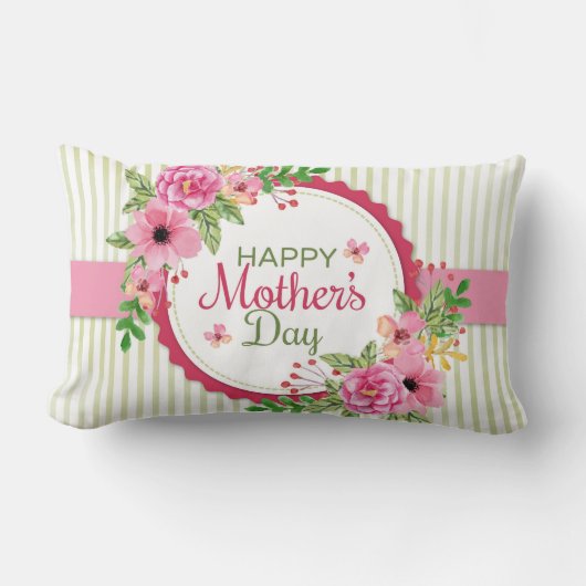 Happy Mother's Day ランバークッション (正面)