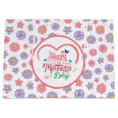 Happy Mothers Day  ラージペーパーバッグ (正面)