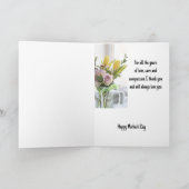 Happy Mother's Day 感謝してい &  Love You カード (内部)