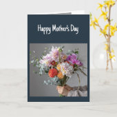 Happy Mother's Day 感謝してい &  Love You カード (黄色い花)