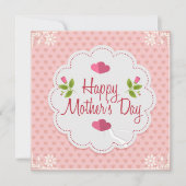 Happy Mother's Day 招待状 (正面)