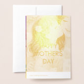 HAPPY MOTHERS DAY 箔カード (裏面封筒付き)
