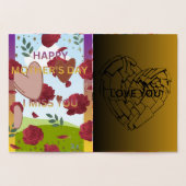 HAPPY MOTHERS DAY 箔カード (内部)