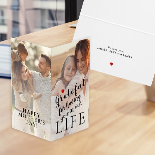 Happy Mother's Day 2枚パーソナライズされたの写真と文字