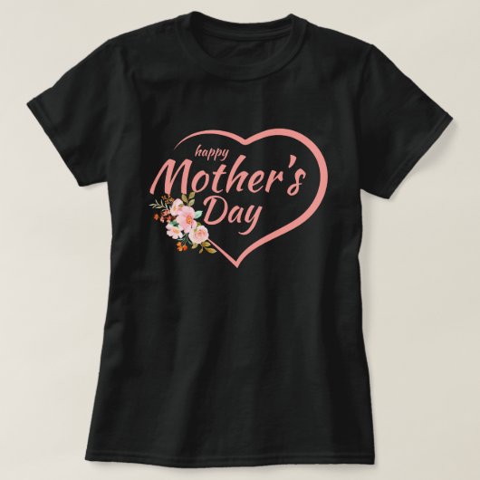 Happy Mother's Day 2025フローラfor Women T-shirt Tシャツ (デザイン正面)