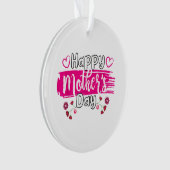Happy Mother's Day 2025女性用TシャツMom Grand オーナメント (正面)