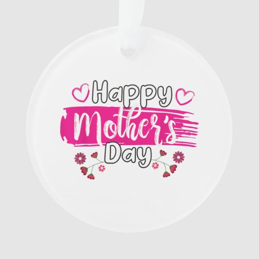 Happy Mother's Day 2025女性用TシャツMom Grand オーナメント (正面)