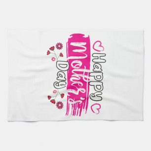 Happy Mother's Day 2025女性用TシャツMom Grand キッチンタオル
