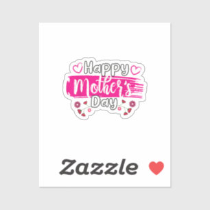 Happy Mother's Day 2025女性用TシャツMom Grand シール