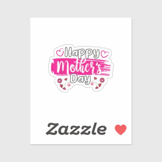 Happy Mother's Day 2025女性用TシャツMom Grand シール (シート)