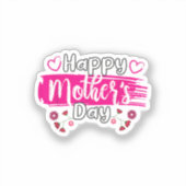 Happy Mother's Day 2025女性用TシャツMom Grand シール (正面)