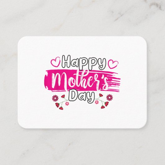Happy Mother's Day 2025女性用TシャツMom Grand 名刺 (正面)