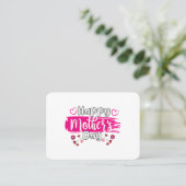 Happy Mother's Day 2025女性用TシャツMom Grand 名刺 (スタンド正面)