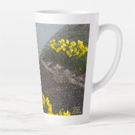 Happy Mother's Day 2025 by RoseWrites カフェラテマグ