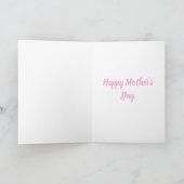 Happy Mother's Day 3D effect Greeting Card カード (内部)