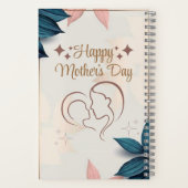 Happy Mother's Day、5.5インチx 8.5インチスパイラルノートブック ノートブック (裏面)