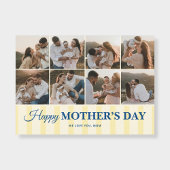 Happy Mothers Day 8 Photo Flat Greeting Card カード