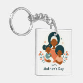 Happy Mother's Day-A Mom's loving envehes Keychain キーホルダー (正面左)
