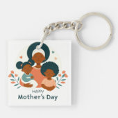 Happy Mother's Day-A Mom's loving envehes Keychain キーホルダー (裏面)