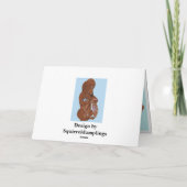Happy Mother's Day Baby Dachshund シーズンカード (裏面)