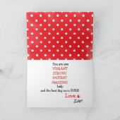 Happy Mother's day Badass from Basset Hound Dog カード (内部)