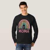 Happy Mothers Day Blessed To Be Called Moma Rainbo Tシャツ (正面フル)