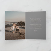 Happy Mother's Day Brushはっきりした Scriptの写モダン真 カード (内部)