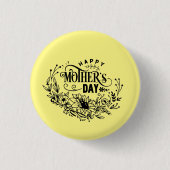 Happy Mother's Day Button 缶バッジ (正面)