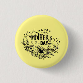 Happy Mother's Day Button 缶バッジ