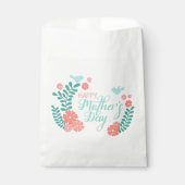 Happy mother's day calligraphy text flowers フェイバーバッグ (正面)