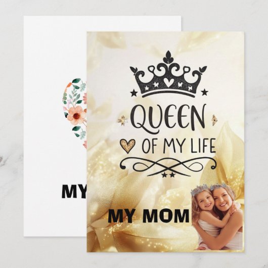 Happy mothers day card (正面/裏面)