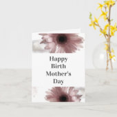 Happy Mother's Day Card - 生みの母 カード (黄色い花)