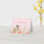 Happy Mother's Day Card from the cat カード (黄色い花)