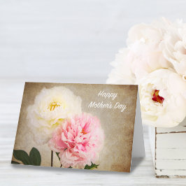Happy Mother's Day Card My Love Of Peonies カード