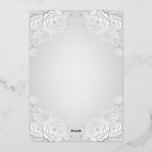 Happy Mothers Day Circleフォト紙フローラ縁ど 箔シーズンカード (裏面)