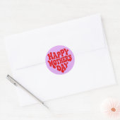 Happy Mother's Day Classic Round Sticker ラウンドシール (封筒)
