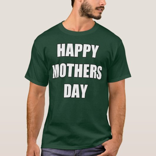 HAPPY MOTHERS DAY cool 80s tumblr friend Tシャツ (正面)
