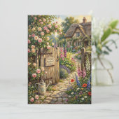 Happy Mother's Day Cottage Garden Card  カード (スタンド正面)