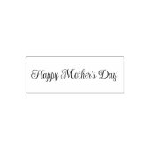 Happy Mother's Day Cursive Script Text Template セルフインキングスタンプ (デザイン)