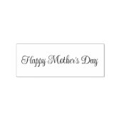 Happy Mother's Day Cursive Script Text Template ラバースタンプ (インプリント)