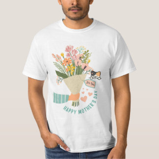 Happy mothers day design t-shirt tシャツ