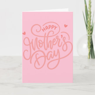 Happy Mother's Day duo pinks カード
