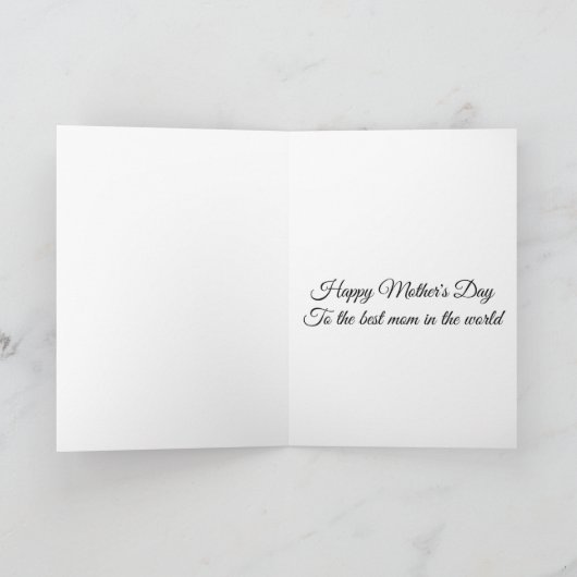 Happy Mother's Day duo pinks カード (内部)